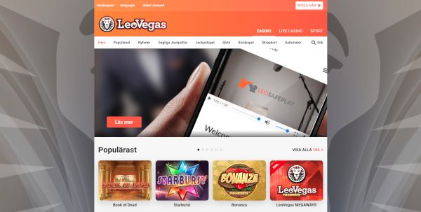 LeoVegas online casino